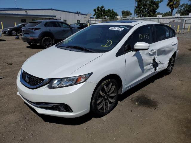 19XFB2F92EE264633 - 2014 HONDA CIVIC EXL Ağ foto 2