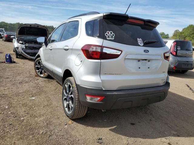 MAJ6S3JL4LC338847 - 2020 FORD ECOSPORT S SILVER photo 3