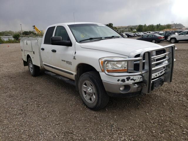 1D7KS28C66J245746 - 2006 DODGE RAM 2500 S WHITE photo 1