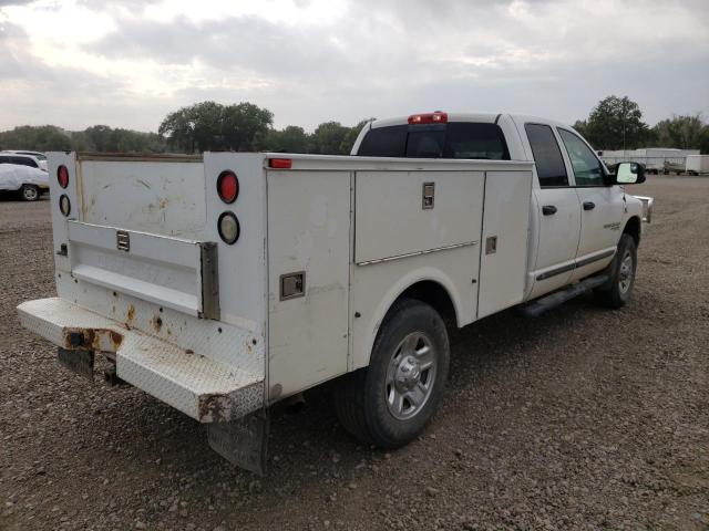 1D7KS28C66J245746 - 2006 DODGE RAM 2500 S WHITE photo 4