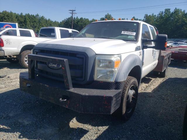 1FD0W4HT4DEA23869 - 2013 FORD F450 SUPER WHITE photo 2