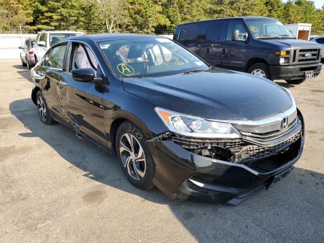 1HGCR2F36HA156020 - 2017 HONDA ACCORD LX BLACK photo 1