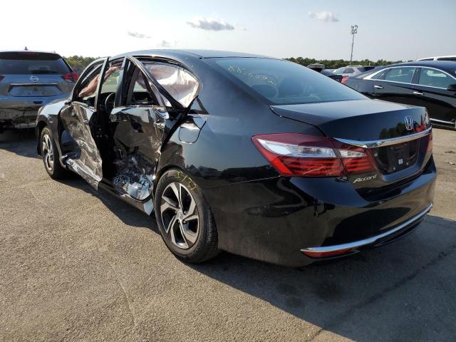 1HGCR2F36HA156020 - 2017 HONDA ACCORD LX BLACK photo 3