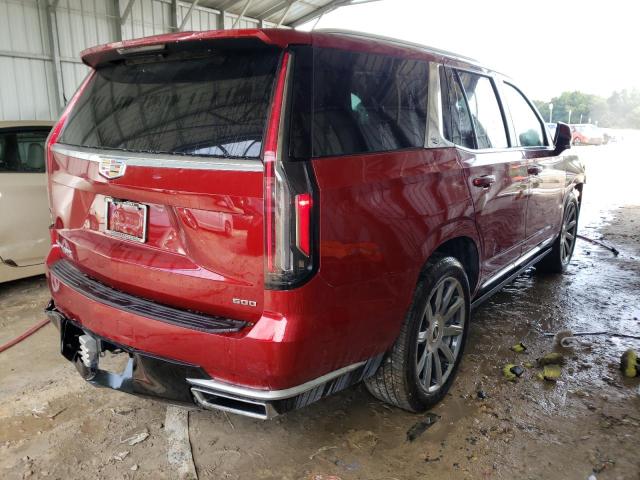 1GYS3DKL7MR333516 - 2021 CADILLAC ESCALADE P RED photo 4