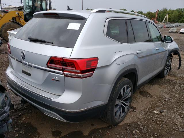 1V2NR2CA9KC559459 - 2019 VOLKSWAGEN ATLAS SEL SILVER photo 4