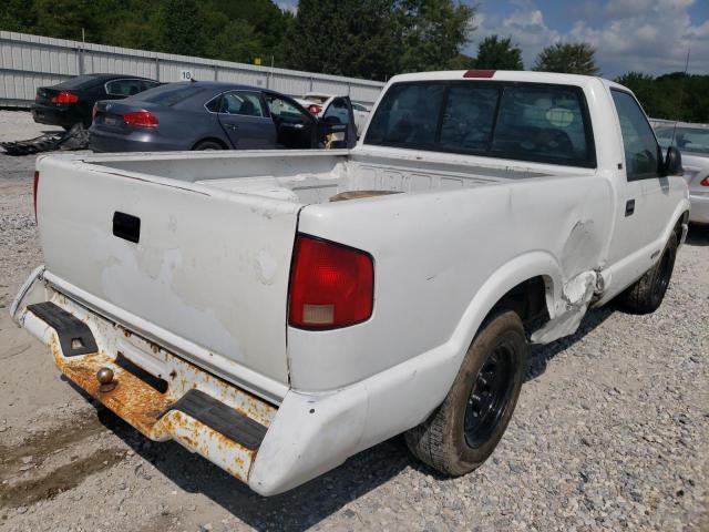 1GCCS14Z4R8181589 - 1994 CHEVROLET S TRUCK S1 WHITE photo 4