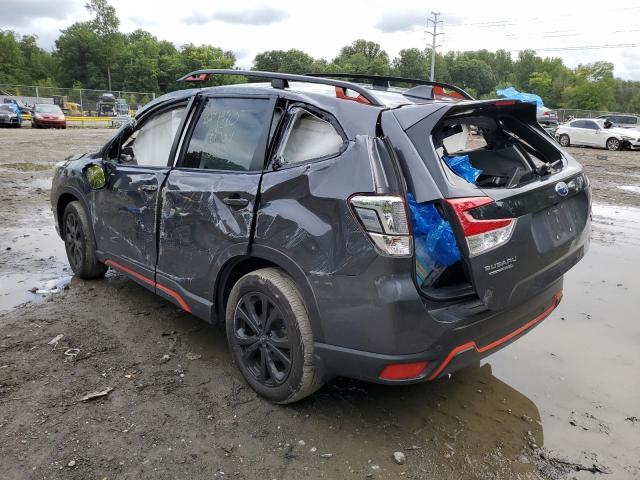 JF2SKARC9MH484104 - 2021 SUBARU FORESTER S GRAY photo 3