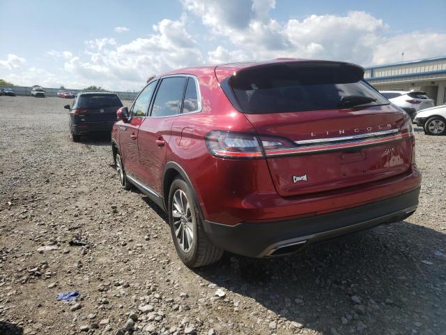 2LMPJ6K91KBL13814 - 2019 LINCOLN NAUTILUS S RED photo 3