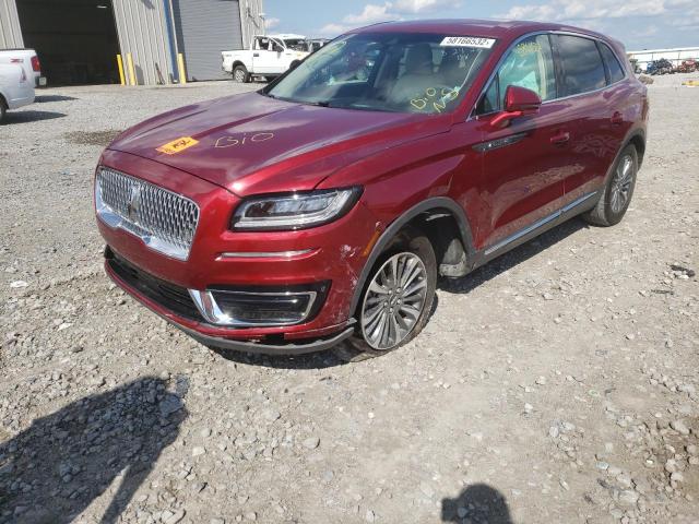 2LMPJ6K91KBL13814 - 2019 LINCOLN NAUTILUS S RED photo 9