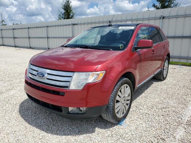 2FMDK39C68BA93820 - 2008 FORD EDGE RED photo 2