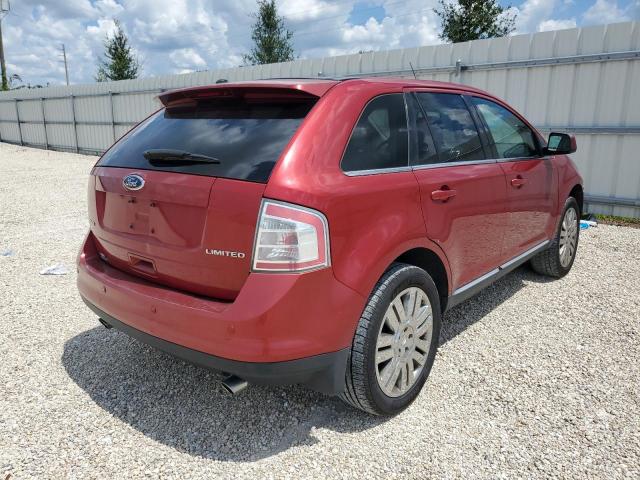 2FMDK39C68BA93820 - 2008 FORD EDGE RED photo 4