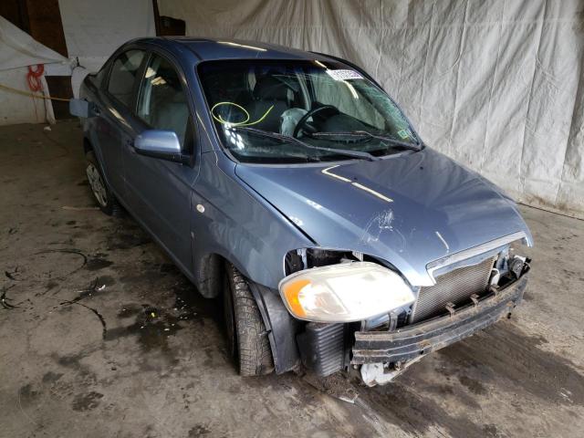 KL1TD56657B068133 - 2007 CHEVROLET AVEO BASE BLUE photo 1