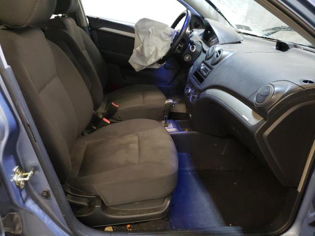 KL1TD56657B068133 - 2007 CHEVROLET AVEO BASE BLUE photo 5