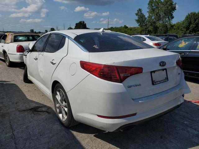 5XXGN4A79DG254121 - 2013 KIA OPTIMA EX WHITE photo 3