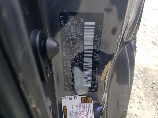 JTKJF5C73C3029321 - 2012 TOYOTA SCION TC 石墨色 照片 10