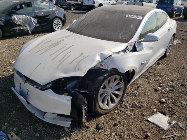 5YJSA1E29HF194689 - 2017 TESLA MODEL S Սպիտակ լուսանկար 2