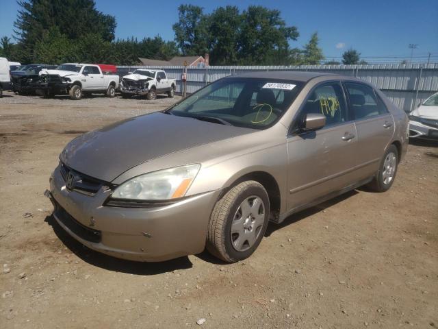 1HGCM56455A035029 - 2005 HONDA ACCORD LX GOLD photo 2