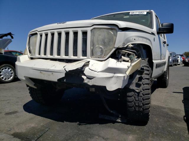 1J8GN28K38W180593 - 2008 JEEP LIBERTY SP WHITE photo 9