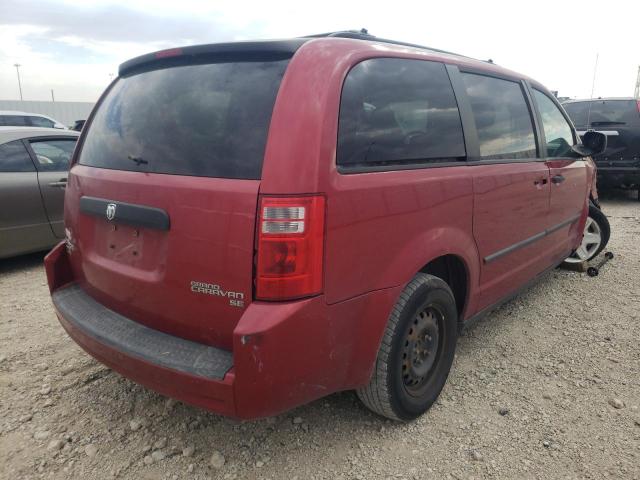 2D8HN44E39R555417 - 2009 DODGE GRAND CARA RED photo 4