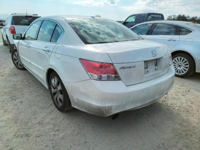 1HGCP3F81AA001016 - 2010 HONDA ACCORD WHITE photo 3