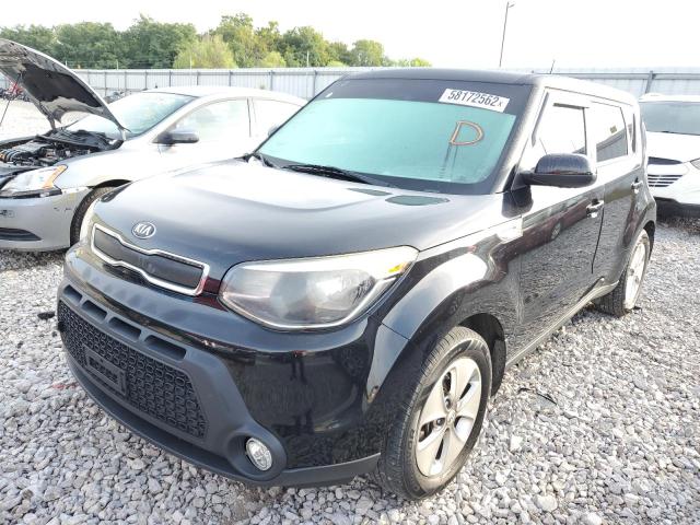 KNDJN2A2XE7096753 - 2014 KIA SOUL BLACK photo 2