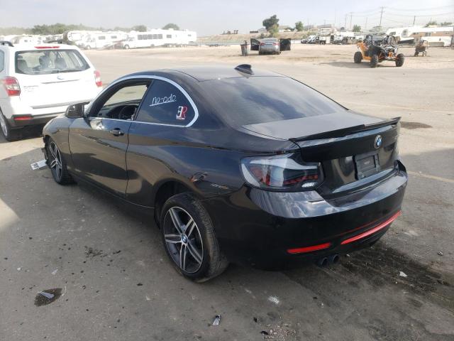WBA2F9C32HV664653 - 2017 BMW 230I Czarny zdjęcie 3
