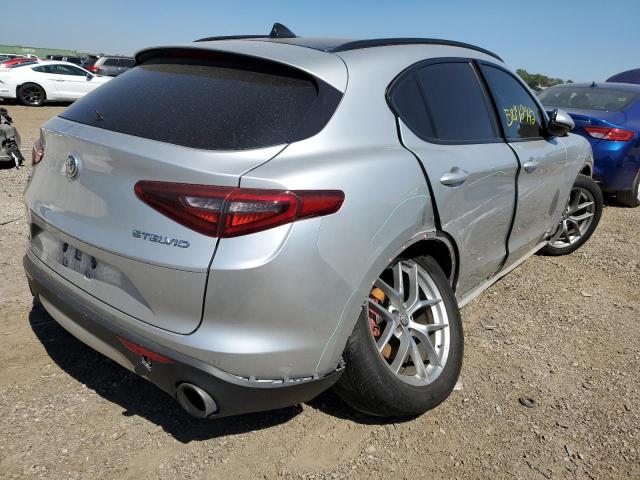 ZASFAKNN6J7C16619 - 2018 ALFA ROMEO STELVIO TI SILVER photo 4