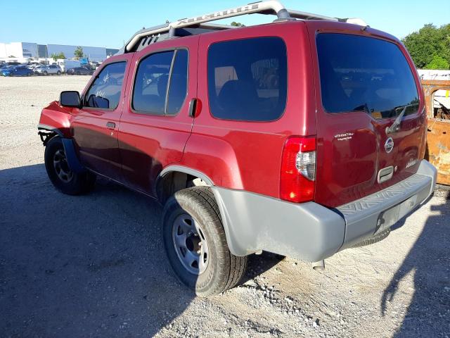 5N1ED28T14C658706 - 2004 NISSAN XTERRA MAROON photo 3