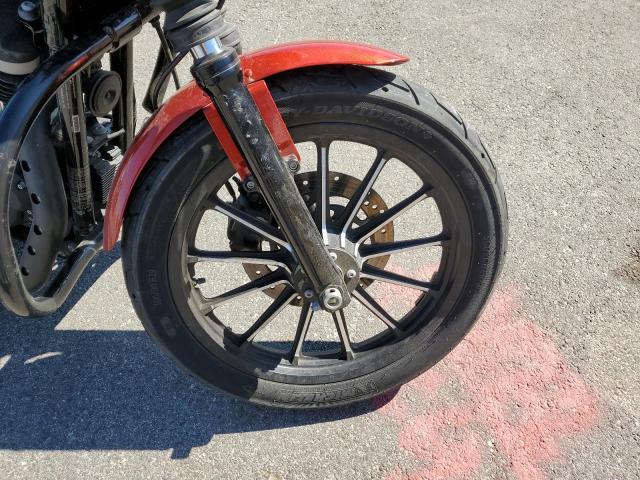 1HD4LE234DC407450 - 2013 HARLEY-DAVIDSON XL883 IRON RED photo 9