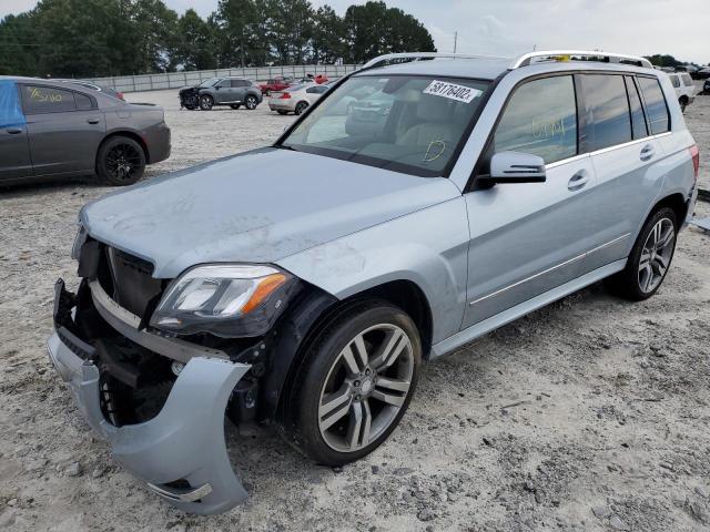 WDCGG8JB9DG009134 - 2013 MERCEDES-BENZ GLK 350 4M SILVER photo 2