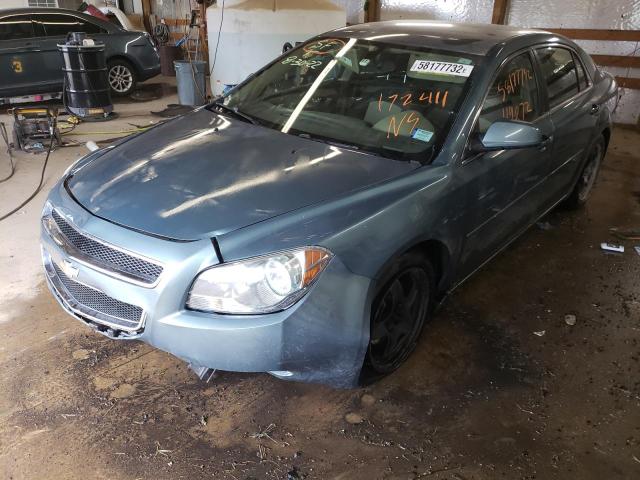 1G1ZH57B29F172411 - 2009 CHEVROLET MALIBU 1LT 蓝色 照片 2