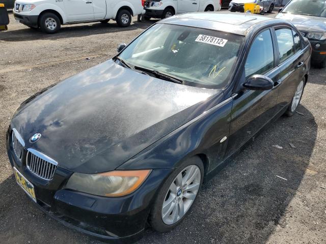 WBAVB13516KR58247 - 2006 BMW 3 SERIES BLACK photo 2