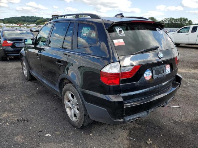 WBXPC93448WJ06973 - 2008 BMW X3 3.0SI BLACK photo 3