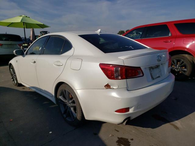 JTHBE5C22B5026754 - 2011 LEXUS IS 350 WHITE photo 3