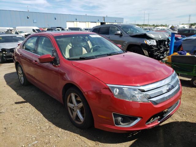 3FAHP0JG1AR206347 - 2010 FORD FUSION SEL RED photo 1