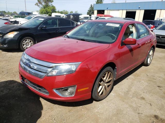 3FAHP0JG1AR206347 - 2010 FORD FUSION SEL RED photo 2