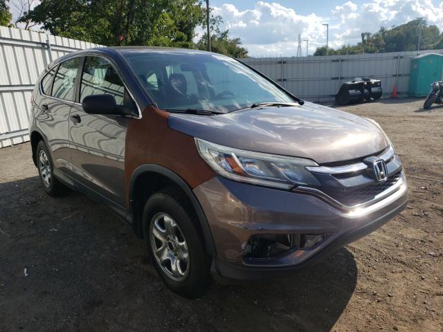 5J6RM4H37FL013847 - 2015 HONDA CR-V LX GRAY photo 1