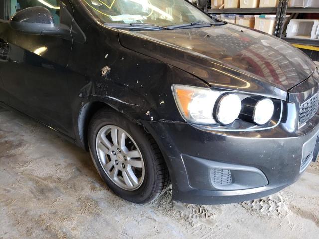 1G1JA6SH4C4109221 - 2012 CHEVROLET SONIC LS BLACK photo 9