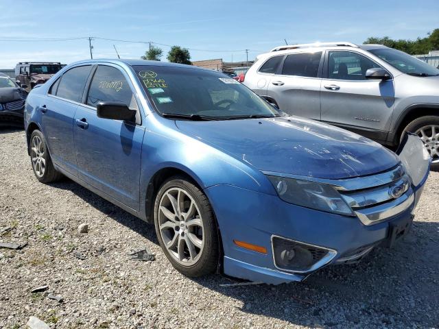 3FAHP0HAXAR354658 - 2010 FORD FUSION BLUE photo 1