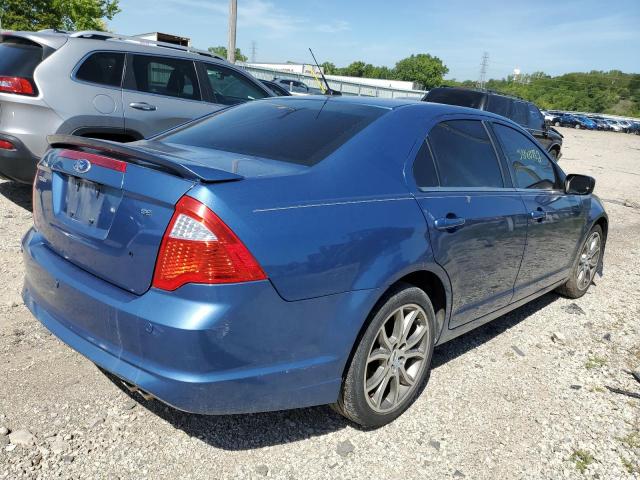 3FAHP0HAXAR354658 - 2010 FORD FUSION BLUE photo 4