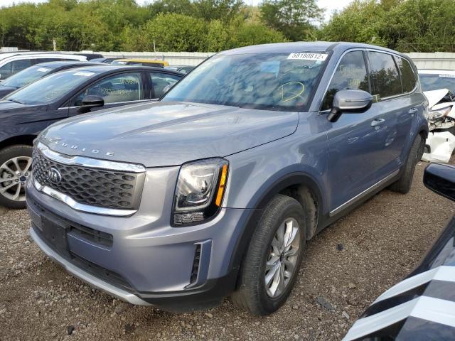 5XYP24HC2LG093634 - 2020 KIA TELLURIDE BLUE photo 2