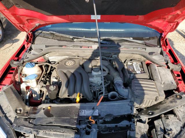 3VW2K7AJ3BM355566 - 2011 VOLKSWAGEN JETTA BASE Կարմիր լուսանկար 7