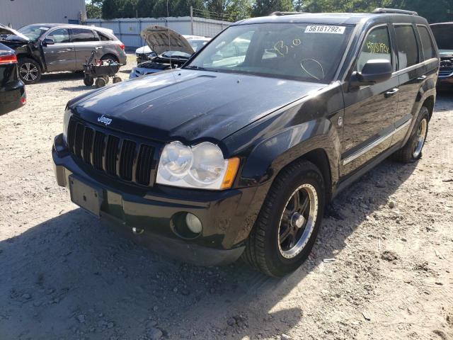 1J4HR48N46C264730 - 2006 JEEP CHEROKEE BLACK photo 2