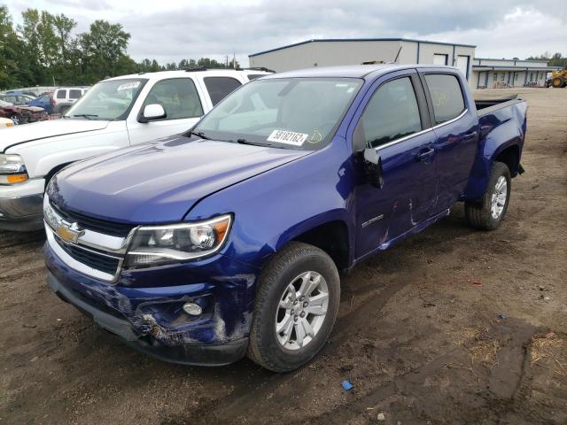 1GCGSCEN0H1245739 - 2017 CHEVROLET COLORADO L BLUE photo 2