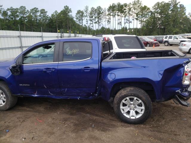 1GCGSCEN0H1245739 - 2017 CHEVROLET COLORADO L BLUE photo 9
