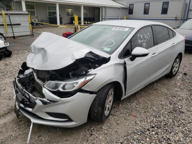 1G1BA5SM6G7282755 - 2016 CHEVROLET CRUZE L SILVER photo 2