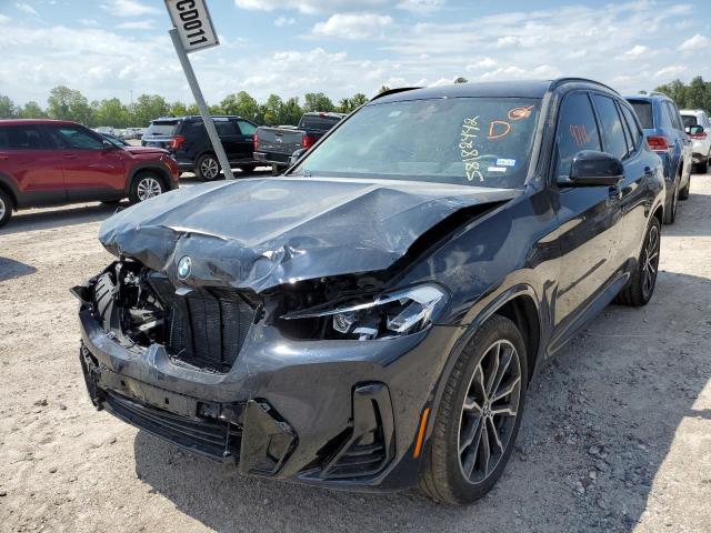 5UX43DP01N9J62050 - 2022 BMW X3 SDRIVE3 BLACK photo 2