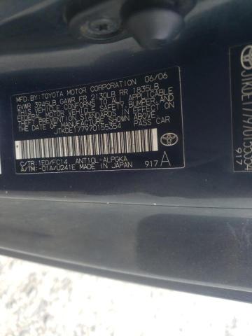 JTKDE177970155354 - 2007 TOYOTA SCION TC CHARCOAL photo 10