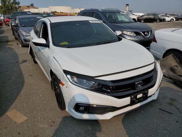 19XFC2F81LE204506 - 2020 HONDA CIVIC SPOR WHITE photo 1
