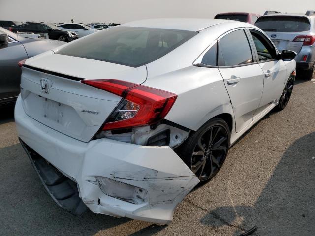 19XFC2F81LE204506 - 2020 HONDA CIVIC SPOR WHITE photo 4